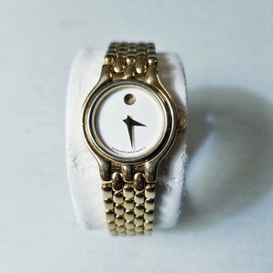 Ladies Formal Movado Swiss Museum Gold Plated
